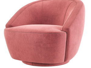 Restoration Hardware Lecco Swivel Chair 3D Model