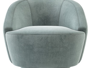 Restoration Hardware Lecco Swivel Chair 3D Model