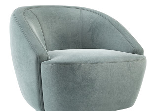 Restoration Hardware Lecco Swivel Chair 3D Model