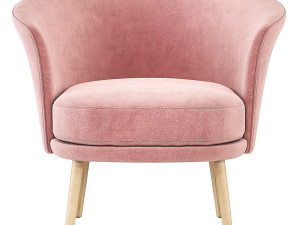 Hay Dorso Armchair GamFratesi 3D Model