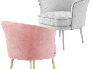 Hay Dorso Armchair GamFratesi 3D Model