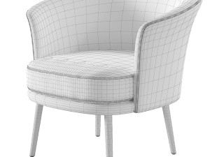 Hay Dorso Armchair GamFratesi 3D Model