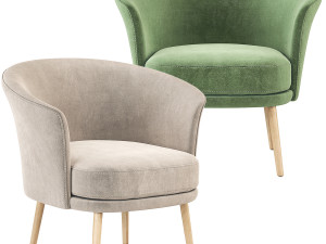 Hay Dorso Armchair GamFratesi 3D Model