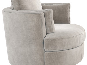 Eichholtz Clarissa Swivel Chair 3D Model