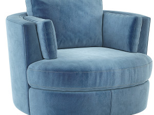Eichholtz Clarissa Swivel Chair 3D Model