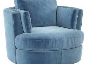 Eichholtz Clarissa Swivel Chair 3D Model