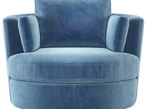 Eichholtz Clarissa Swivel Chair 3D Model