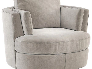 Eichholtz Clarissa Swivel Chair 3D Model