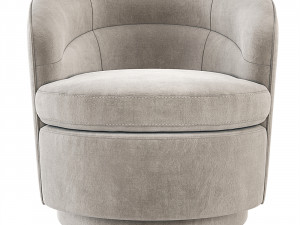 West Elm Viv Swivel Chair Modello 3D