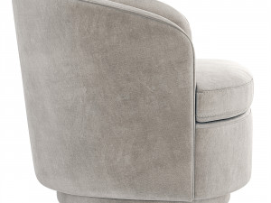 West Elm Viv Swivel Chair Modello 3D
