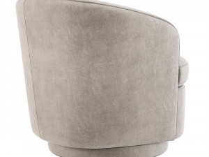 West Elm Viv Swivel Chair Modello 3D