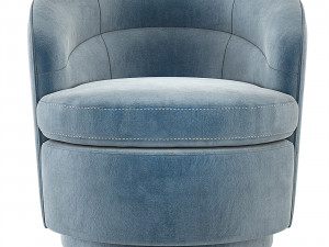 West Elm Viv Swivel Chair Modello 3D