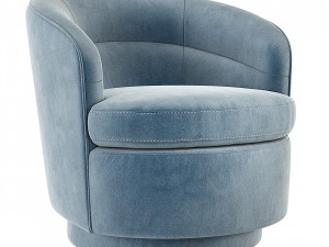 West Elm Viv Swivel Chair Modello 3D