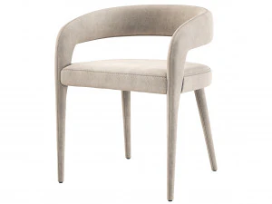 Poltrona de jantar Lisette CB2 Modelo 3D