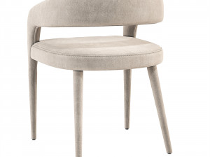Lisette Dining Armchair CB2 3D Модель