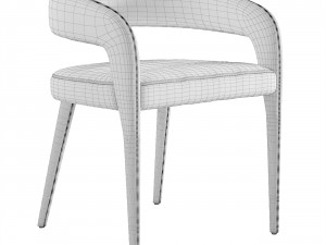 Lisette Dining Armchair CB2 3D Модель