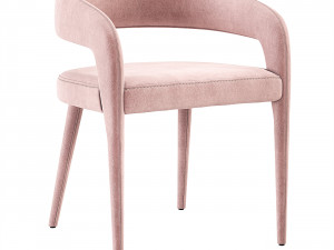 Lisette Dining Armchair CB2 3D Модель