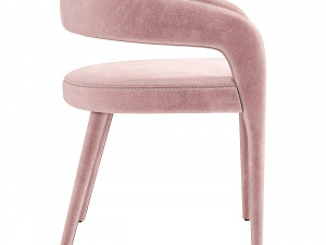 Lisette Dining Armchair CB2 3D Модель