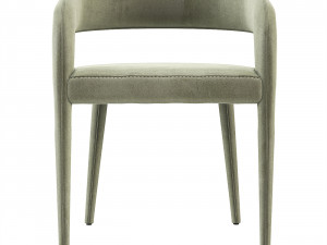 Lisette Dining Armchair CB2 3D Модель