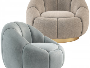 Eichholtz Inger Swivel Chair 3D 模型