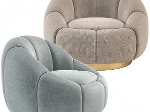 Eichholtz Inger Swivel Chair 3D Model