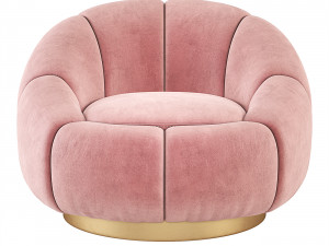 Eichholtz Inger Swivel Chair 3D 模型