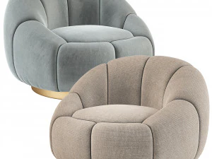 Eichholtz Inger Swivel Chair 3D Model