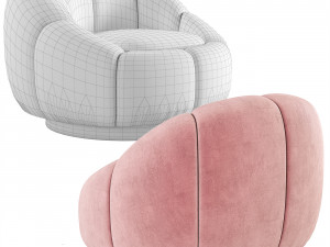 Eichholtz Inger Swivel Chair 3D 模型