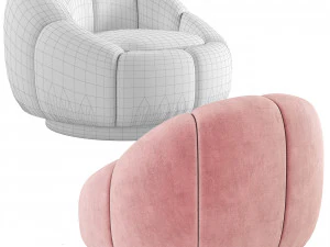 Eichholtz Inger Swivel Chair 3D Model