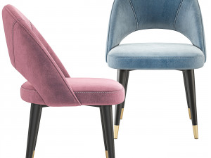 Lewis Dining Chair GlobeWest 3D Модель