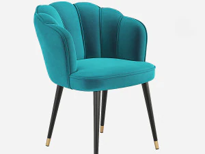 Cadeira de jantar Eichholtz BRISTOL Modelo 3D