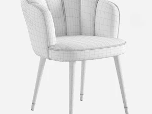 Cadeira de jantar Eichholtz BRISTOL Modelo 3D