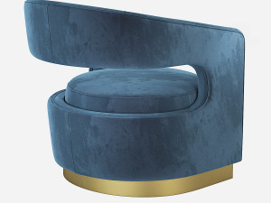 Ellen Accent Chair Essential Home 3D Model