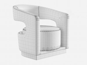 Ellen Accent Chair Essential Home 3D Model