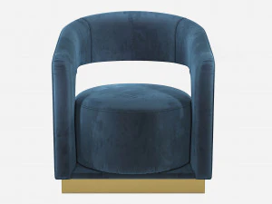 Ellen Accent Chair Essential Home 3D Model