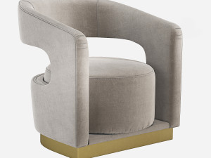 Ellen Accent Chair Essential Home 3D Model