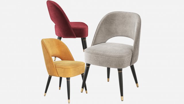 Collins Dining Chair Essential Home 3D मॉडल .c4d .max .obj .3ds .fbx .stl .blend 