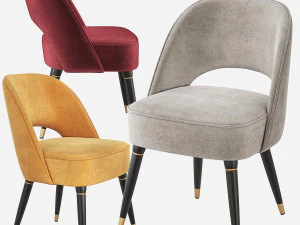 Collins Dining Chair Essential Home 3D Model