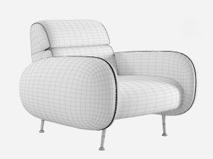 Marco Armchair Essential Home 3D Модель