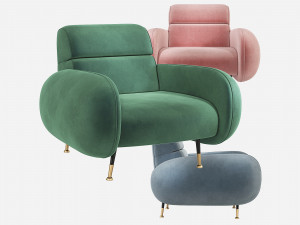 Marco Armchair Essential Home 3D Модель