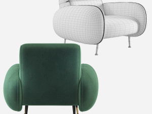 Marco Armchair Essential Home 3D Модель