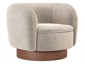 Cadeira girat&oacute;ria Muir CB2 Modelo 3D