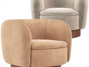 Muir Swivel Chair CB2 3D Модель