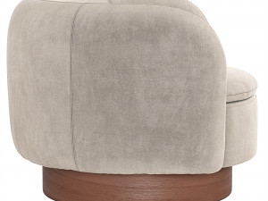 Muir Swivel Chair CB2 3D Модель