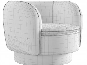 Muir Swivel Chair CB2 3D Модель