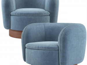 Muir Swivel Chair CB2 3D Модель
