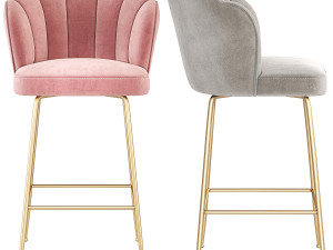 Richmond Interiors Bar Stool Pippa 3D 模型