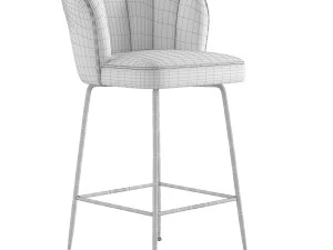 Richmond Interiors Bar Stool Pippa 3D Model