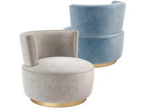 Поворотний стілець Eichholtz Alonso 3D Модель