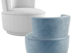 Eichholtz Alonso Swivel Chair 3D Model